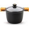 bra economical cooker a273903/ ø20cm/ 4,1l/ alluminio fuso/ adatto all'induzione
