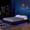 Home Deluxe Letto a LED ASTEROID - varianti a scelta, nero, dimensioni:160 x 200 cm