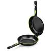 BRA Padella doppia per omelette prima di a121467/ ø26cm/ alluminio fuso/ adatto all'induzione