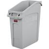 Slim Jim Cestino per rifiuti Rubbermaid Slim Jim, grigio, 49 litri