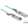 DeLOCK - Cavo di collegamento diretto 10GBase - da SFP+ (M) a SFP+ (M) - 10 m - 3 mm - fibra ottica - SFF-8431/SFF-8432 - Op. attiva