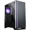 Zalman S5 Nero, Midi Tower, PC, Nero, ATX, Micro ATX, Mini-ITX, Plastica, Acciaio, Vetro Temperato, Blu, Verde, Rosso