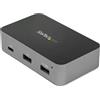 StarTech.com HB31C3A1CS Hub USB-C a 4 porte (10 Gbps, 3x USB-A e 1x USB-C, cavo host da 1 m, alimentato, con alimentatore) - Hub - 1 x USB-C + 3 x USB 3.1 - Desktop - AC 110/240 V - per P/N: PEXUSB321C