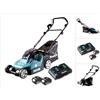 Makita DLM 382 PM2 Rasaerba a batteria 36V ( 2x 18V ) / 38 cm / 40 l + 2x Batterie 4,0 Ah + Caricabatterie doppio
