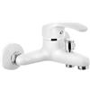 Kuchinox Miscelatore da bagno a parete Miscelatore da bagno bianco/cromo KAKADU senza set doccia