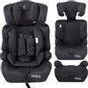 AREBOS Seggiolino auto FableKids MIKA nero | 76-150 cm | Da 15 mesi | ECE R129/03