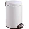 EKO - Serene Treteimer 20 Liter - Stainless steel Plastic - Weiß