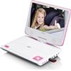 Lenco Lettore DVD portatile da 9" con USB, cuffie, staffa di montaggio
