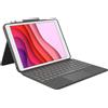 Logitech Combo Touch - Tastiera e custodia folio - con trackpad - retroilluminata - Apple Smart connector - QWERTY - Spagnolo - Grafite - per Apple iPad da 10,2 pollici (7a generazione, 8a generazione, 9a generazione)