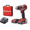 Einhell Power X-Change trapano avvitatore a batteria TP-CD 18/50 Li BL (2x2,0Ah)