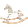 Goki Cavallo a dondolo in legno con telaio di supporto