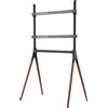 LogiLink Supporto da pavimento per TV 49-70" Nero/Noce
