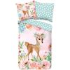 Muller Textil Set di biancheria da letto Good Morning Sweet Colour Multi Dimensioni 135x200+80x80