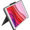 Logitech Combo Touch - Tastiera e custodia folio - con trackpad - retroilluminata - connettore Apple Smart - QWERTY