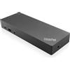 Lenovo ThinkPad Hybrid USB-C con dock USB-A, con cavo, USB 3.2 Gen 2 (3.1 Gen 2) Type-C, 3,5 mm, 10, 100, 1000 Mbit/s, nero, Lenovo