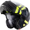 Caberg casco moto ribaltabile Duke II Superlegend Nero opaco/Giallo fluo-S