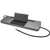 iTEC i-tec Metal USB-C Ergonomic 4K 3x Display Docking Station + Power Delivery 85 W