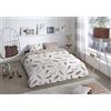 Good Morning biancheria da letto good morning in flanella 3 pezzi copripiumino 240 x 220 cm federa 60 x 70 cm Piume 7020.00.03 Bianco