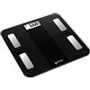 Oromed ORO-SCALE BLUETOOTH BLACK Elektronische Personenwaage Quadratisch Schwarz