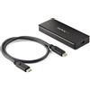 StarTech.com M2E1BRU31C M.2 NVMe PCIe SSD Enclosure (IP67, robusto, USB 3.1 Gen 2 (10 Gbit/s) USB-C) - Storage Enclosure - M.2 - M.2 Card - USB 3.2 (Gen 2) - Nero - per P/N: PEXUSB321C