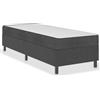 vidaXL Struttura letto a molle insacchettate in tessuto grigio 100x200 cm