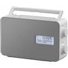 Panasonic RF-D30BTEG-W radio portatile DAB+, Bluetooth e funzione di ricarica USB