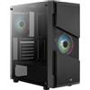 AeroCool Geh Midi Menace RGB/TG Nero MicroATX/ATX/MiniITX
