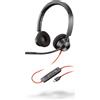 Plantronics/Poly Poly Blackwire 3320 - Serie 3300 - Cuffia - On-Ear