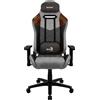 Aerocool DUKE AeroSuede Universal gaming chair Black Brown Grey
