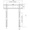 LOGILINK LogiLink BP0116 Supporto/supporto per TV 165,1 cm (65") Nero
