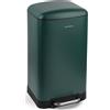 Les Collectors Cestino per rifiuti Les Collectors con pedale, in metallo, verde, 40 l