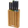 JOSEPH JOSEPH Elevate Set di 5 coltelli con blocco in bambù