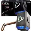 Hasbro - Martello elettronico di Thor della serie Marvel Legends