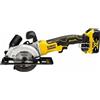 DeWALT DCS571P2 Sega circolare portatile 11,5 cm giallo 4500 giri/min