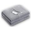SOGO SS-20212 - Coperta riscaldante lavabile in vello di corallo, scaldaletto 150 x 80 cm letto matrimoniale, 3 potenze, scaldaletto 60 watt, grigio (150 x 80)