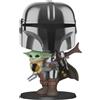 Funko Figura POP Star Wars Mandalorian con Yoda Bambino 25 cm