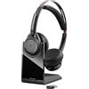 POLY Voyager Focus UC Auricolare Wireless A Padiglione Ufficio Bluetooth Nero