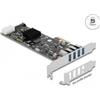 DELOCK PCI Express x4 Karte > 4x extern SuperS. USB Typ-A Bu