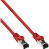 InLine - Cavo patch - da RJ-45 (M) a RJ-45 (M) - 15,0 m - SFTP, PiMF - CAT 8.1 - IEEE 802.3af/IEEE 802.3at - stampato, ohn