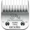 Andis Lame per rasoio Andis 3 3/4 in acciaio cromato