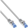InLine - Cavo patch - da RJ-45 (M) a RJ-45 (M) - 50,0 m - SFTP, PiMF - CAT 6a - senza alogeni, a trefoli, senza ganci - grigio