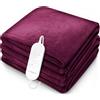 sinnlein coperta riscaldante sinnlein® 180 x 130 cm rosso vino testata SÜD GS | coperta riscaldante elettrica con spegnimento automatico | coperta accogliente | funzione timer | 9 impostazioni di temperatura | lavabile fino a 40°C | display digitale