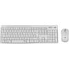 Logitech MK295 Silent - Set tastiera e mouse - senza fili - 2,4 GHz - Tedesco - Bianco sporco