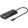 Manhattan 152440 MANHATTAN USB -C 3.2 Gen 1-Adapter,HDMI,USB,USB-C-PD,RJ45,SD