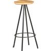 vidaXL Sgabello da bar 2 pezzi. Legno di mango grezzo