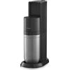 SodaStream 1016812411 Gasatore Duo con Bottiglia di Vetro Nero Acciaio Inossidabile