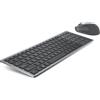 Dell Tastiera DELL KM7120W RF Wireless + Bluetooth QWERTY US International Grigio, Titanio