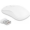 DeLOCK - Tastatur-und-Maus-Set - kabellos - 2,4 GHz - QWERTZ - Deutsch - weiß - retail (12703)
