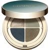 Clarins Ombre 4 Couleurs, Cipria, Verde, Green, 4 colori, Satin, 4,2 g