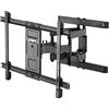 Goobay 49932 Supporto a parete per TV Pro FULLMOTION (L), nero - supporto per TV da 37 a 70 pollici (94-178 cm), completamente mobile (girevole e inclinabile) fino a 60 kg